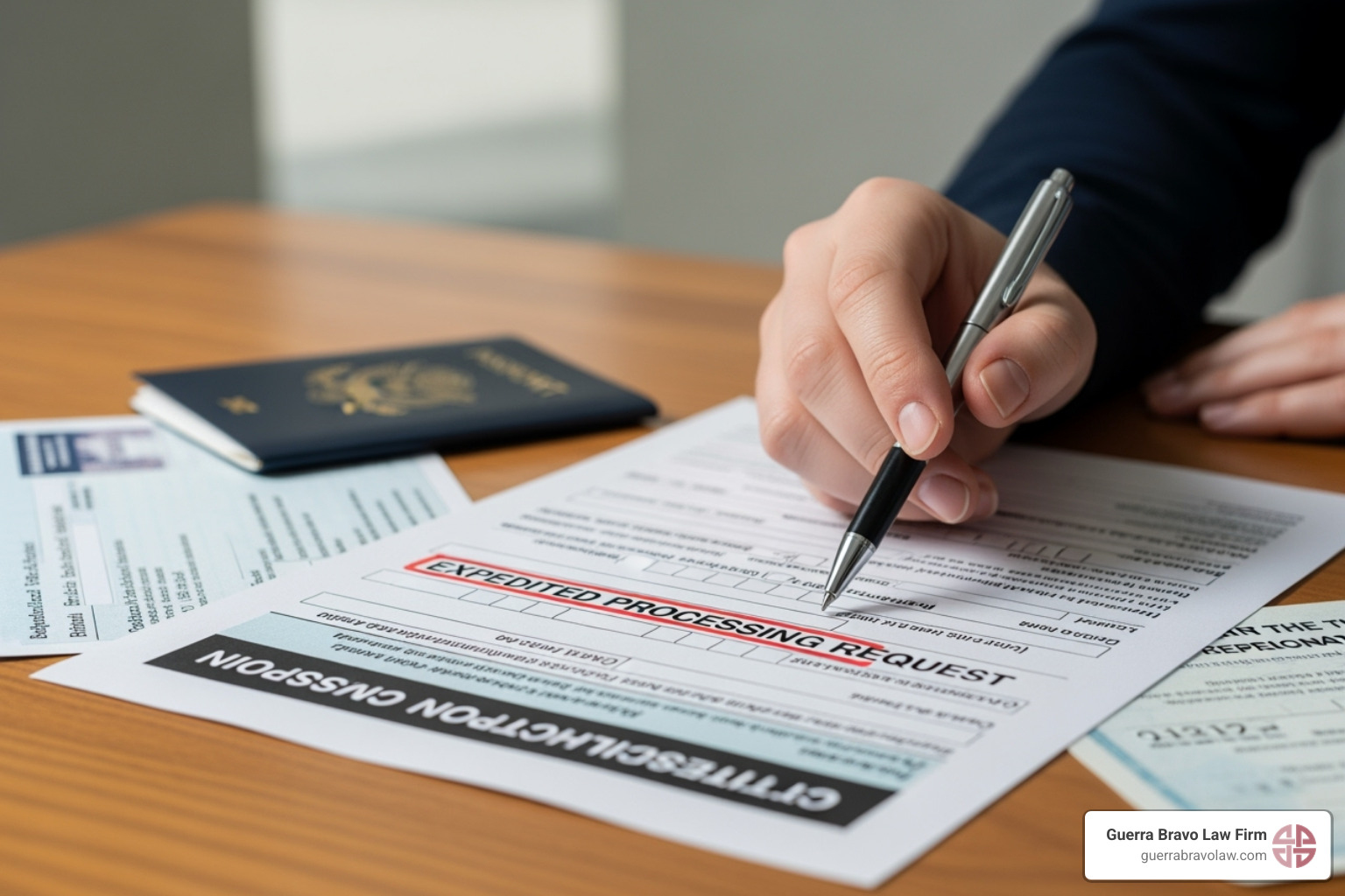 Redacted doctor's letter and travel itinerary - expedite citizenship application