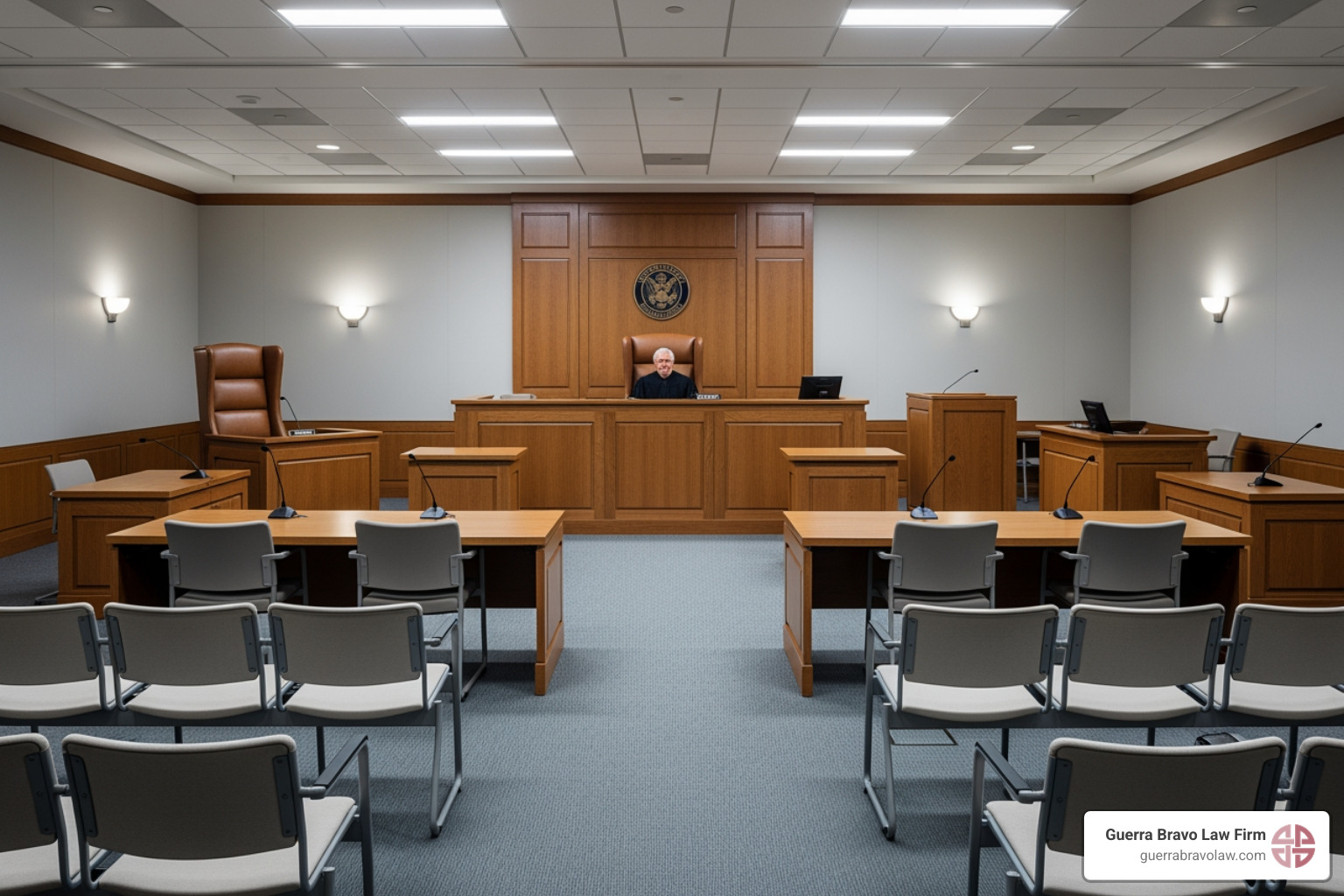 empty immigration courtroom - how to stop removal proceedings